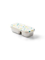 PlanetBox Edelstahl-Snackdose Day Tripper | White Sand Terrazzo