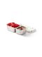 PlanetBox Brotdose Day Tripper Snack Container - White Sand Terrazzo