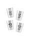 LunchBuddy Edelstahl Becher 300 ml 4er Set 2 - Hund