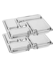 LunchBuddy Lunchbox "5 Stars" mit 5 Fächern / 2er Set