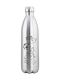 Kivanta 1000 ml isolierte Edelstahlflasche - Fußball (mit o. ohne Personalisierung)