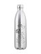 Kivanta 1000 ml isolierte Edelstahlflasche - Fußball (mit o. ohne Personalisierung)