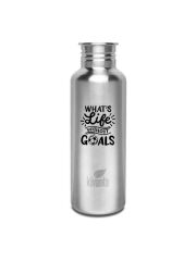 Kivanta 750 ml Edelstahl Trinkflasche (ohne Deckel) | Goals (Fußball)
