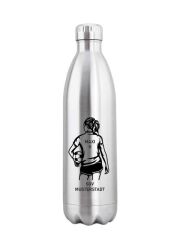Kivanta 1000 ml isolierte Edelstahlflasche - Fussballtrikot inkl Wunschgravur
