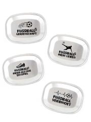 Edelstahl Deckel für Kivanta Lunchbox XL - 4er Set "Fußball"