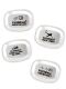 Edelstahl Deckel für Kivanta Lunchbox XL - 4er Set "Fußball"