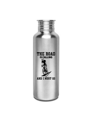 Kivanta 750 ml Edelstahl Trinkflasche (ohne Deckel) | The Road is calling