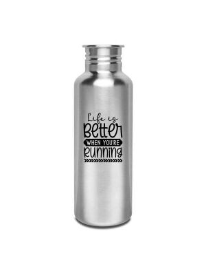 Kivanta 750 ml Edelstahl Trinkflasche (ohne Deckel) | Running