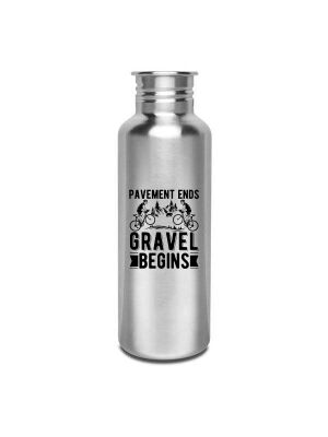 Kivanta 750 ml Edelstahl Trinkflasche (ohne Deckel) | Mountainbike