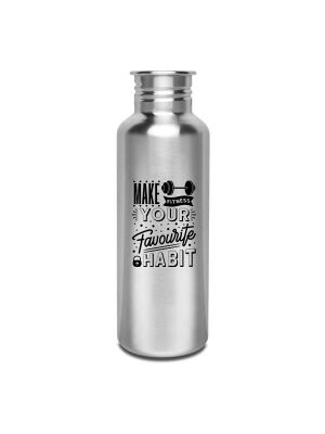 Kivanta 750 ml Edelstahl Trinkflasche (ohne Deckel) | Fitness