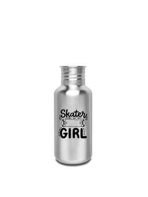 Kivanta 500 ml Edelstahl Trinkflasche (ohne Deckel) | Skateboard I