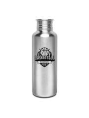 Kivanta 750 ml Edelstahl Trinkflasche (ohne Deckel) | Basketball inkl. Personalisierung (2 Variationen)