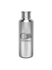 Kivanta 750 ml Edelstahl Trinkflasche (ohne Deckel) | Volleyball (2 Variationen)