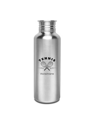 Kivanta 750 ml Edelstahlflasche (ohne Deckel) - Tennis  (3 Variationen)