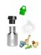 Kivanta Starter-Set für Babies & Kleinkinder: 350 ml Trinkflasche + Adapter mit Trinklernverschluss & Le Toy Van Spielzeug