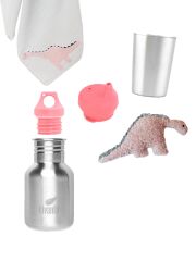 Kivanta Geschenk-Set für Babys 7: 350 ml Trinkflasche + Becher mit Trinkverschluss & Goodies of Desire