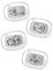 Edelstahl Deckel für Kivanta Lunchbox XL - 4er Set "Alpaka / Lama"