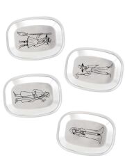 Edelstahl Deckel für Kivanta Lunchbox XL - 4er Set "Hexe"