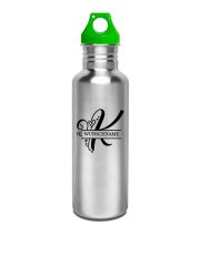 Kivanta 750 ml Trinkflasche inkl. Loop-Cap und Wunschgravur / Monogramm "Romantik"