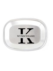 Edelstahl Deckel für Kivanta Lunchbox XL - Monogramm "Klassik"