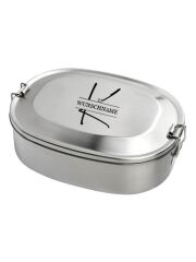 Edelstahl Deckel für Kivanta Lunchbox XL - Monogramm "Pur"