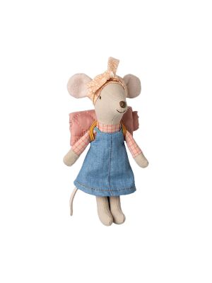 Maileg Big Sister / Big Brother Mouse - Wandermaus mit...