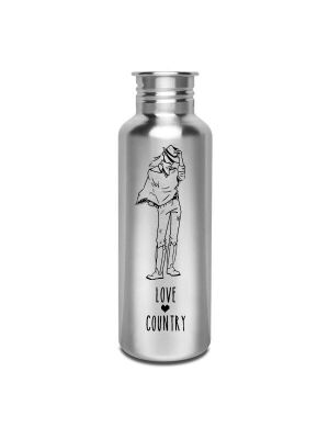 Kivanta 750 ml Edelstahl Trinkflasche (ohne Deckel) | Cowgirl