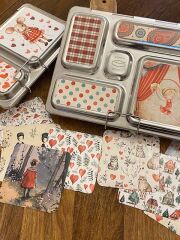 LunchBuddy Add-Ons Magnetset f&uuml;r LunchBuddy Duo &amp; 5 Stars / 4teilig - rot / wei&szlig; / gr&uuml;n (1)