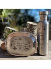 Kivanta 750 ml Edelstahl Trinkflasche (ohne Deckel) | You &amp; I are Earth