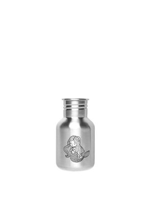 Kivanta 350 ml Edelstahl Trinkflasche (ohne Deckel) - Meerjungfrau