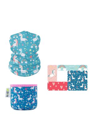 LunchBuddy Magnete "5 Stars"& Isolierhülle (350 ml) - Einhorn