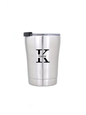 LunchBuddy isolierter Kaffeebecher 250 ml mit Wunschgravur / Monogramm "Klassik"