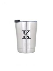 LunchBuddy isolierter Kaffeebecher 250 ml mit Wunschgravur / Monogramm "Klassik"
