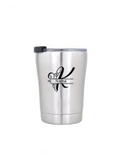 LunchBuddy isolierter Kaffeebecher 250 ml mit Wunschgravur / Monogramm "Romantik"