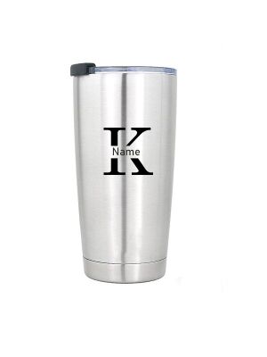 LunchBuddy isolierter Kaffeebecher XL 570 ml mit Wunschgravur / Monogramm "Klassik"