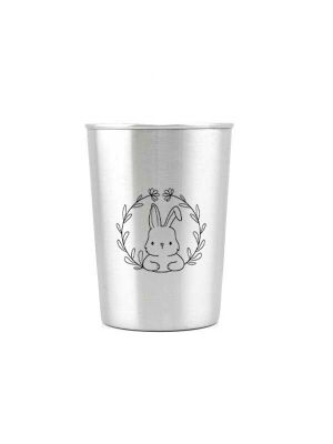 LunchBuddy Edelstahl Trinkbecher 300 ml - Hase