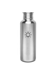 Kivanta 750 ml Edelstahlflasche (ohne Deckel) - Doodle Sun (mit o. ohne Personalisierung)
