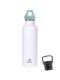 Kivanta 700 ml Isolierflasche (weiß) inkl. Loop Verschluss (hellblau) + GRATIS Infuser Cap