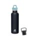 Kivanta 700 ml Isolierflasche (schwarz) inkl. Loop Verschluss (sky blue) + GRATIS Infuser Cap 