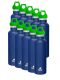 Kivanta Trinkflaschen Set - 10 x 700 ml Isolierflasche (blau)
