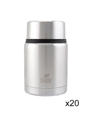 Kivanta Isolierdosen Set für Kindergarten / Schule / Vereine - 450 ml / 20-teilig