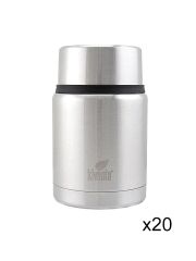 Kivanta Isolierdosen Set für Kindergarten / Schule / Vereine - 450 ml / 20-teilig
