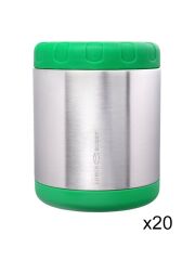 LunchBuddy Isolierbehälter Set 700 ml - Grün / 20-teilig