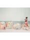 Maileg Little Sister / Little Brother Mouse - Strandmaus mit Schwimmreif (rosa)