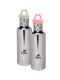Kivanta "Mirror" Spar-Set 1: 2 x 750 ml Edelstahl Trinkflaschen mit Loop