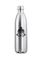 Kivanta 1000 ml isolierte Edelstahlflasche - Ski / mit Personalisierung (2 Variationen)