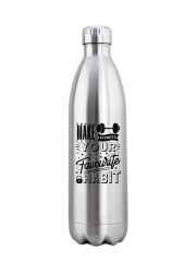 Kivanta 1000 ml isolierte Edelstahlflasche - Fitness