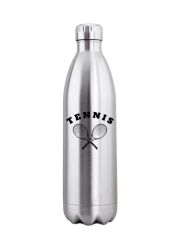 Kivanta 1000 ml isolierte Edelstahlflasche - Tennis / mit Personalisierung (3 Variationen)