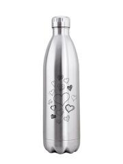 Kivanta 1000 ml isolierte Edelstahlflasche - Herz