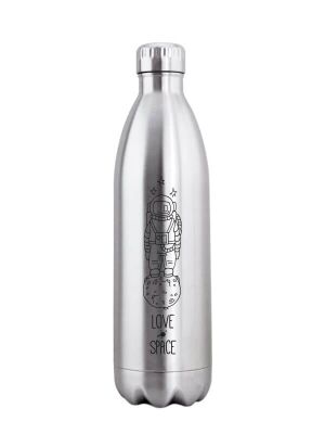 Kivanta 1000 ml isolierte Edelstahlflasche - LOVE SPACE (Astronaut)